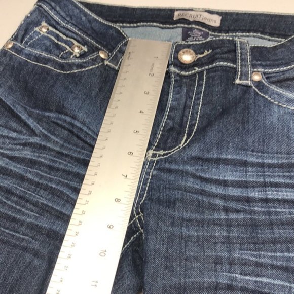 LIKE NEW RECRUIT JEANS DENIM CAPRIS 8/29x22 🦋 - Picture 6 of 11